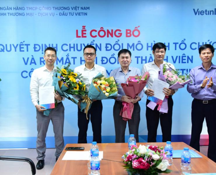 Quyết định thay đổi mô hình tổ chức Công ty TNHH Thương mại - Dịch vụ - Đầu tư Vietin