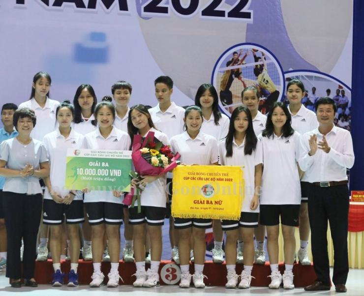Giải Bóng chuyền trẻ Cúp CLB Quốc gia năm 2022: Đội Bóng chuyền nữ VietinBank nằm trong Top 3 đội mạnh nhất